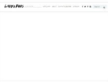 Tablet Screenshot of ladyandpups.com
